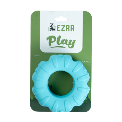 Ezra Play Rubber Gemstone Ring Dog Chew Toy