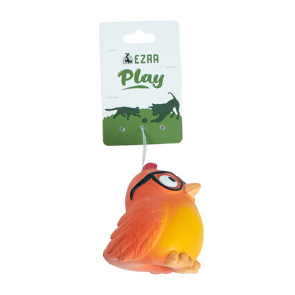 Ezra Play Latex Glasses Chicken Squeaky Dog Chew Toy