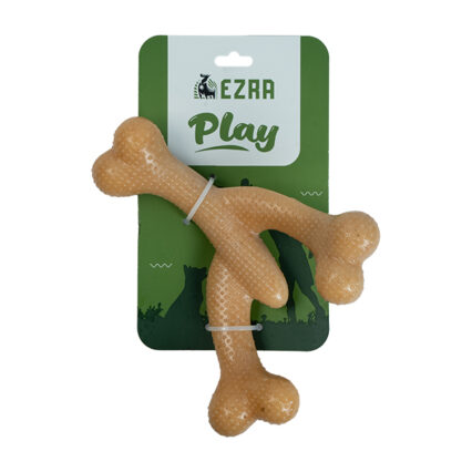 Ezra Play Lobster Bone Dog Chew Toy