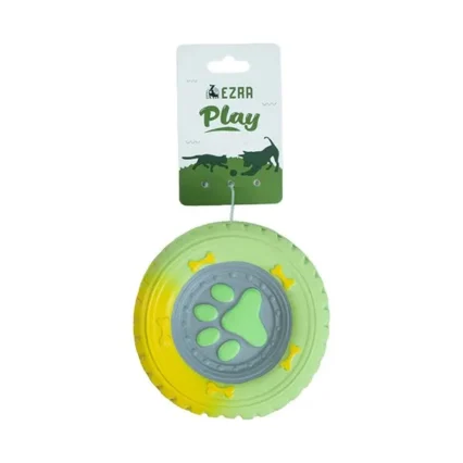 Ezra Play Latex Tire E Squeaky Pet Toy