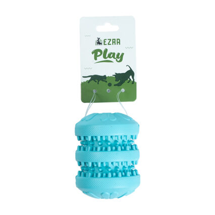 Ezra Play Rubber Treat Cylinder Pet Toy