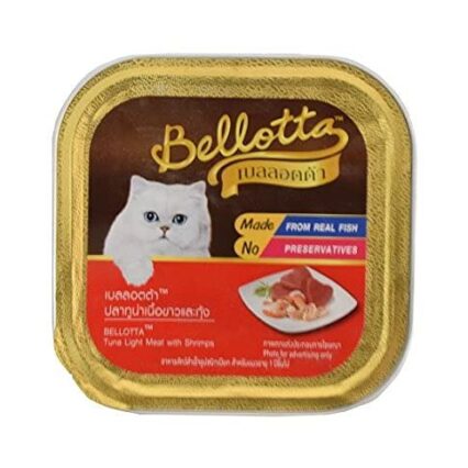 Bellotta Cat Food In Tray - Tuna Light Meat With Shrimp