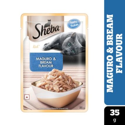 Sheba Rich Fish Mix (Maguro & Bream) Premium Wet Cat Food