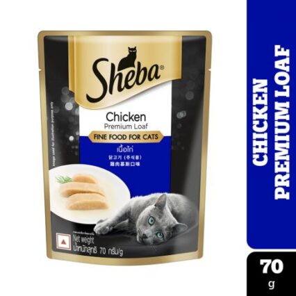 Sheba Rich Premium Adult (+1 Year) Chicken Loaf Fine Wet Cat Food