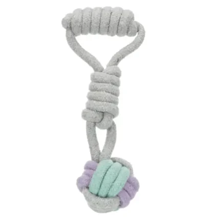 Trixie Rope Ball with Handle Dog Toy