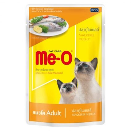 Me-O Mackeral In Jelly Adult Wet Cat Food