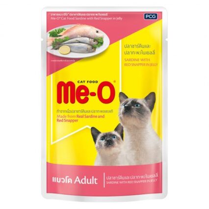 Me-O Red Snapper In Jelly Adult Wet Cat Food