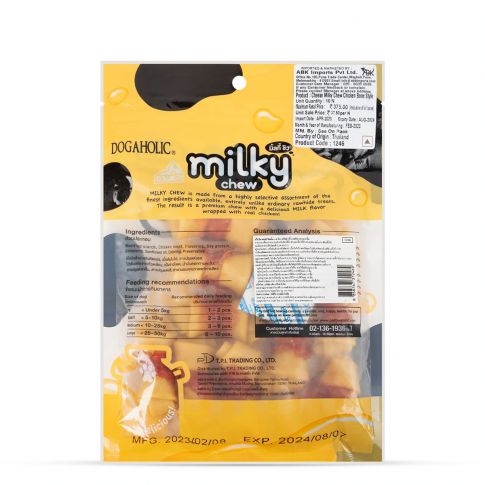 Dogaholic Milky Chew Cheese & Chicken Bones Dog Treat - Image 2
