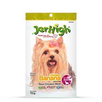 JerHigh Banana Dog Meaty Treat