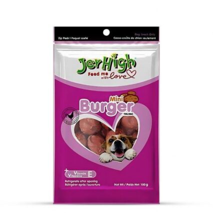 JerHigh Mini Burger Dog Meaty Treat