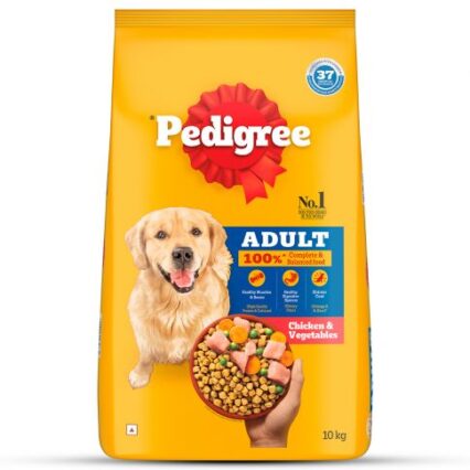 Pedigree Chicken & Vegetables Adult Dry Dog Food