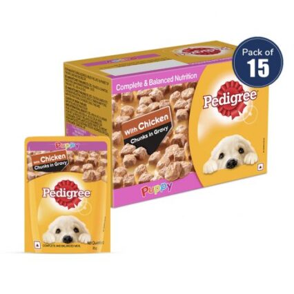 Pedigree Chicken Chunks in Gravy Puppy Wet Dog Food