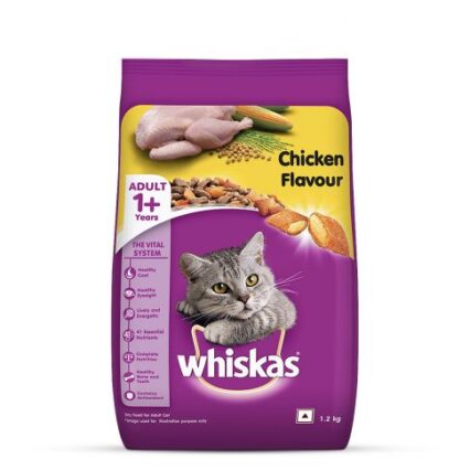 Whiskas Adult (+1 year) Chicken Dry Cat Food