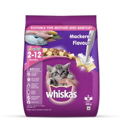 Whiskas Kitten (2-12 months) Mackerel Dry Food